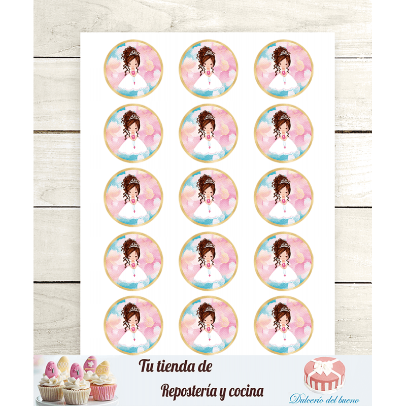 Papel de Azúcar Comuniones  (Cecilia)
