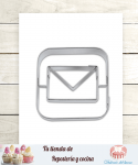 Cortador icono e-mail 5 cms
