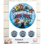 Papel de Azúcar Skylanders 20 cms