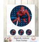 Papel de Azúcar Spiderman Para Tartas