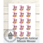 Papel de Azúcar Para Galletas Minnie Mouse