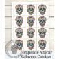 Papel Azúcar Calavera Catrina Para galletas