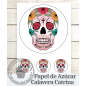 Papel Azúcar Calavera Catrina Para tarta