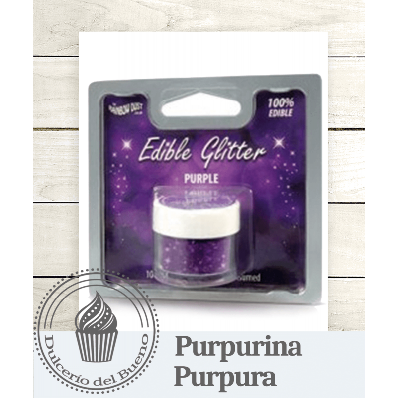 Purpurina Comestible Purpura -decoración-tienda online reposteria y cocina