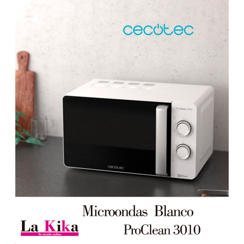 Microondas CECOTEC Proclean 3010 20L Blanco - Devoraprecios