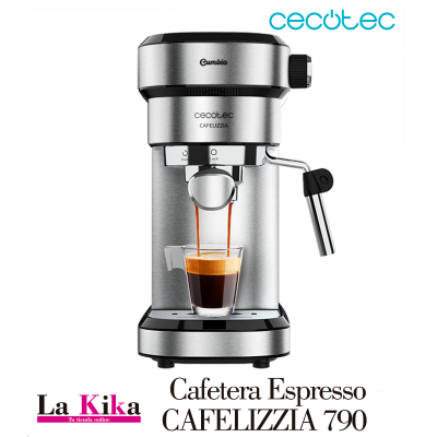 Cecotec Cafetera Express Cafelizzia 790 Steel para Espressos y