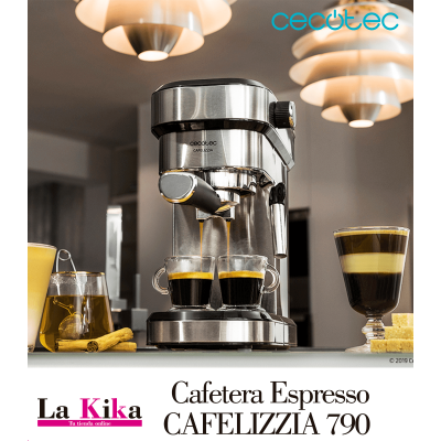 Cecotec Cafetera Express Cafelizzia 790 Steel para Espressos y