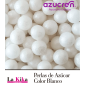 Perlas De Azúcar Color Blanco Azucren 7 mm 90-gramos  Sin E-171