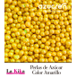 Perlas De Azúcar Color Amarillo Azucren 4 mm 90-gramos