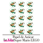 Papel de Azúcar para Galletas Super Mario Lego