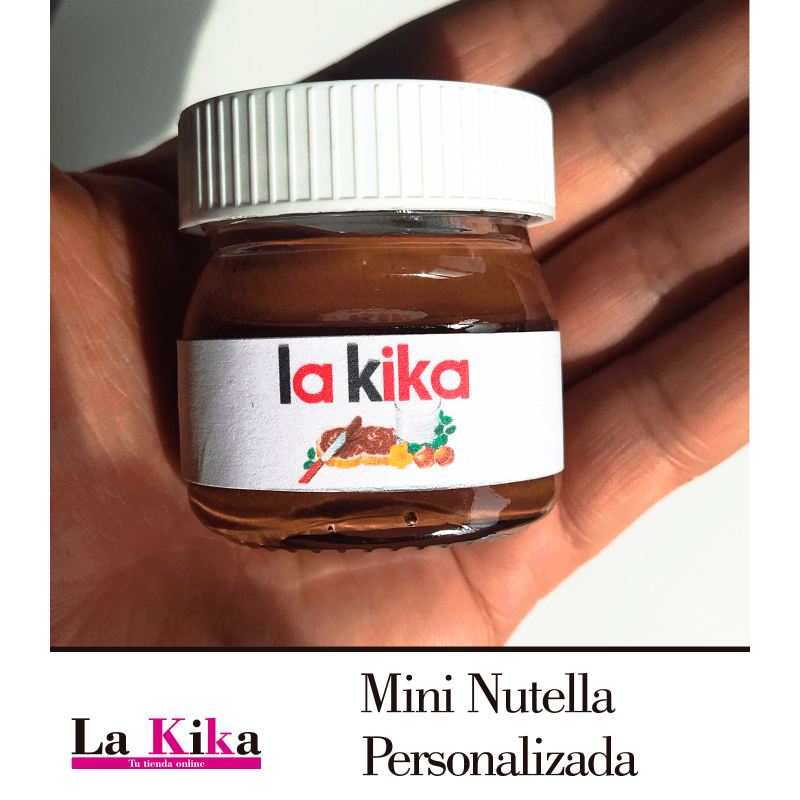 mini nutella 25gr con etiqueta personalizada en tu tienda online