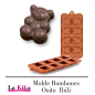 Molde  Para Bombones  de Chocolate Osito Teddy Ibili