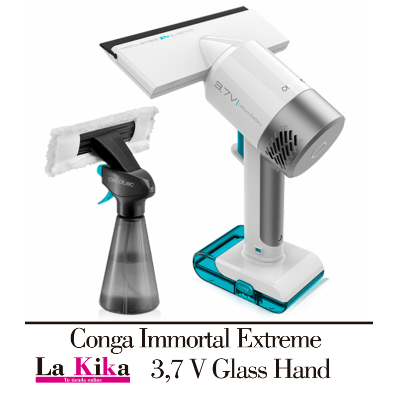 Máquina Limpiacristales CECOTEC Conga Immortal Extreme 3,7 V Glass Hand