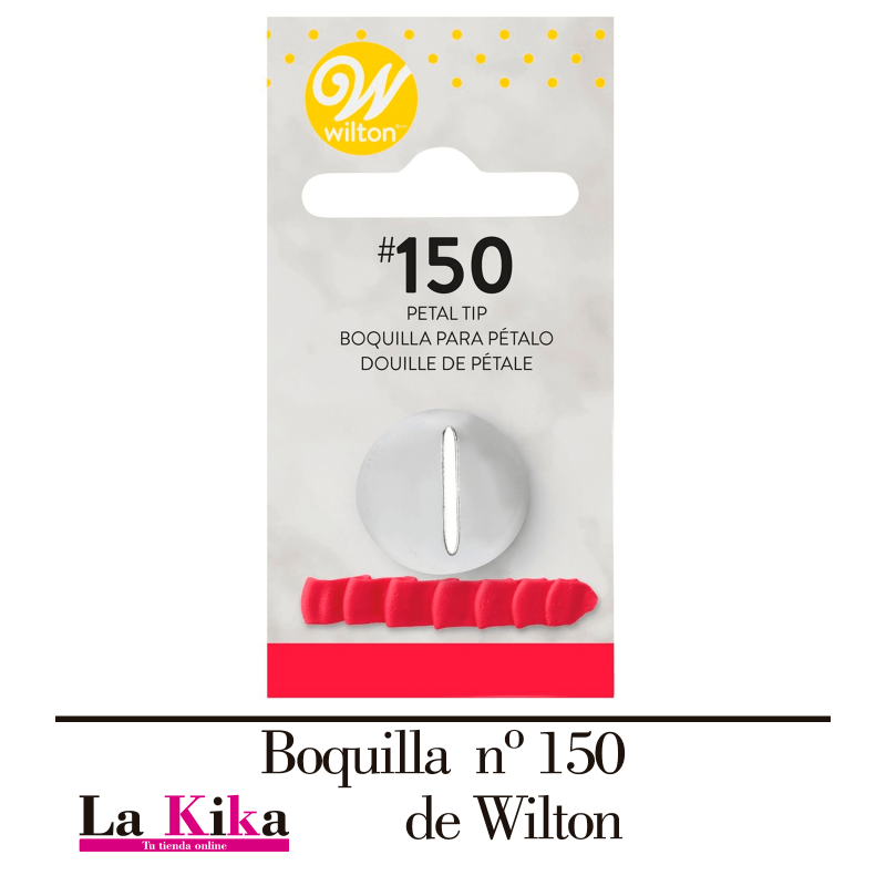 Boquilla Wilton nº 150- para Pétalo