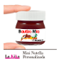 Mini Nutella Personalizada 25 Gr Para Bautizo Mía