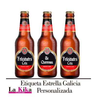 8 Pegatinas Personalizadas Para Cervezas Estrella Galicia
