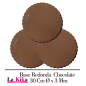 Base Redonda Color Chocolate 30 Cm Ø x 3 Mm