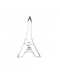 Cortador Torre Eiffel 9 cm.