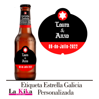 Pegatinas Personalizadas Para Cervezas - Adhesivos para Botellas - Pack de 8 Etiquetas