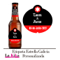 8 Pegatinas Personalizadas para Cervezas de Boda