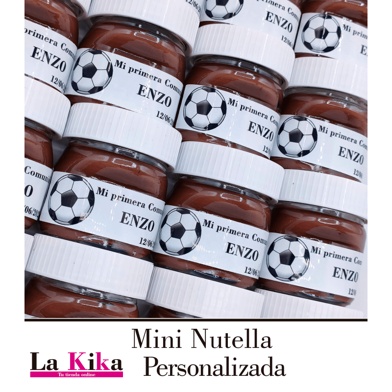Pack Nutella comunión niño fútbol