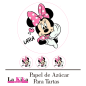 Papel Azúcar  Para  Tarta Minnie Mouse