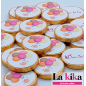 Monedas de Chocolate personalizadas Bautizo Niña (Valentina)