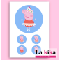 Papel de Azúcar Peppa Pig  (Para Tarta)