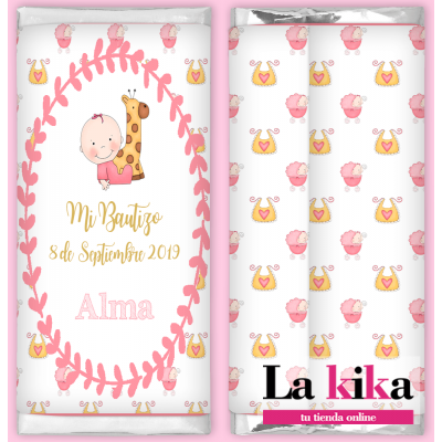 Chocolatinas Nestlé Personalizadas Bautizo Modelo Alma | Detalle Dulce