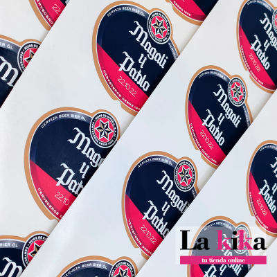 Pegatinas Personalizadas Para Cervezas Estrella Galicia | Nombres, Fechas y Más | Lakika