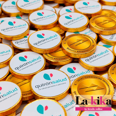 Bolsita con Monedas de Chocolate Personalizada | Regalo Promocional