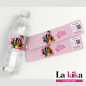 Pegatinas para Botellas de Agua La Granja de zenon Rosa