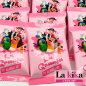 Gusanitos Personalizados Granja Zenón  Rosa