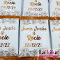 Gusanitos Personalizados Tono Dorado Floral