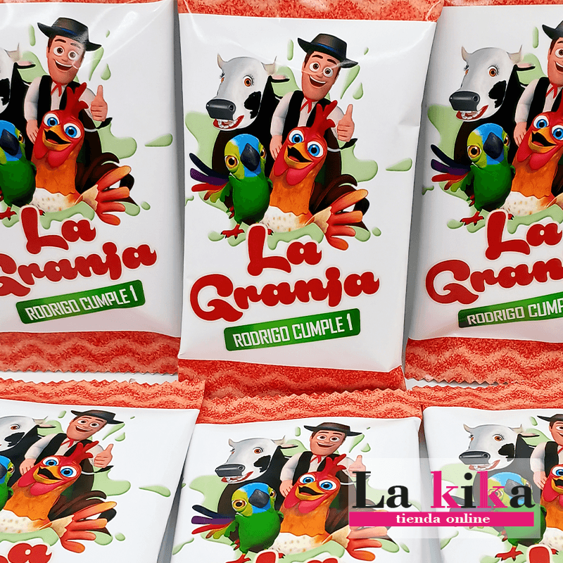 Gusanitos Personalizados Granja Zenón Niño- La Kika-Lugo