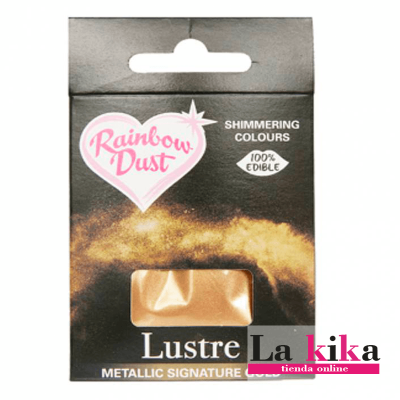 Polvo Lustre Metallic Signature Gold  La Kika Lugo