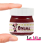 Mini Nutella Personalizada 25 Gr Minnie Mouse Rosa y Dorado