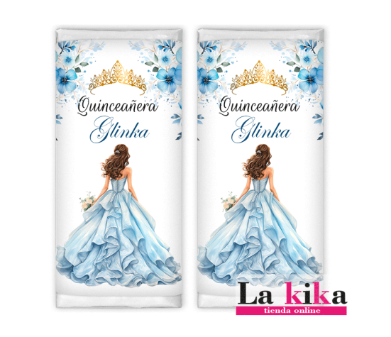 Chocolatinas Personalizadas para Eventos Quinceañera - La Kika