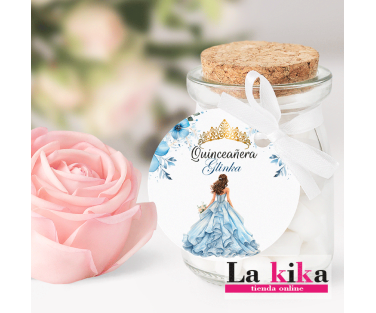 Etiquetas Personalizadas para Quinceañeras - Modelo Glinka | Lakika.es