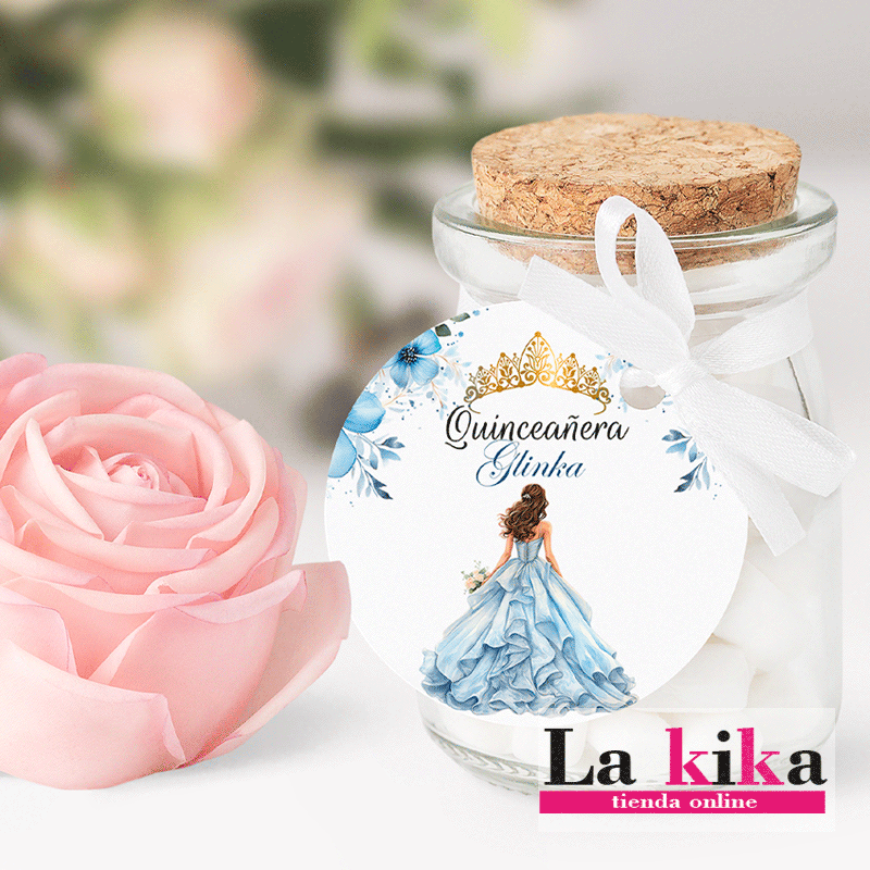 Etiquetas Personalizadas para Quinceañeras - Modelo Glinka