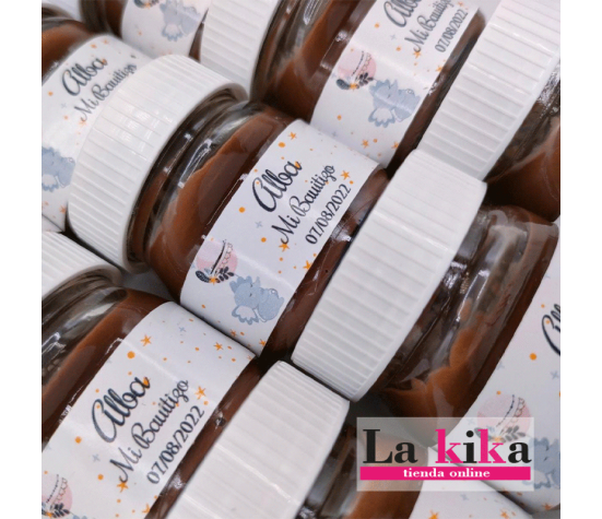 Mini Nutella Nocilla  Personalizada - Bautizos  originales  baratas