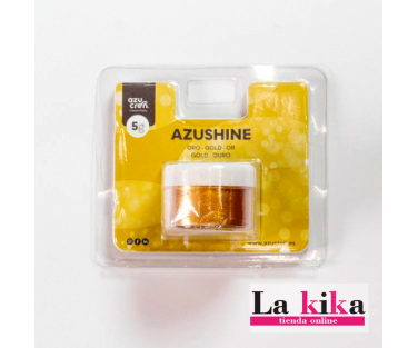 Purpurina Comestible en Polvo Oro Azushine 5 GR | Lakika