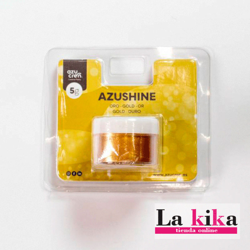 Purpurina Comestible en Polvo Oro Azushine 5 GR