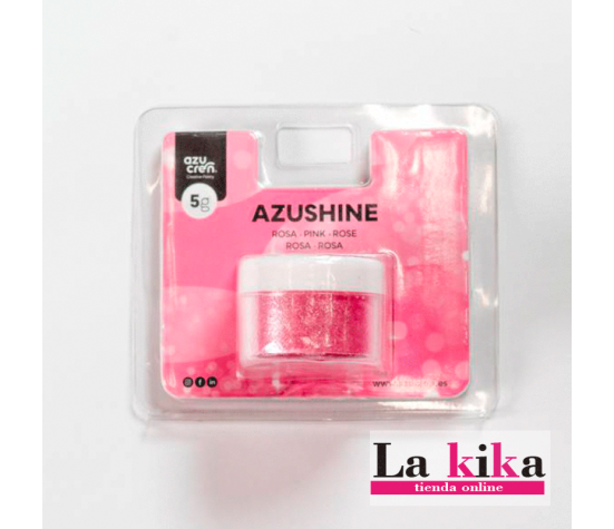 Purpurina Comestible en Polvo Rosa Azushine 5 GR | Lakika