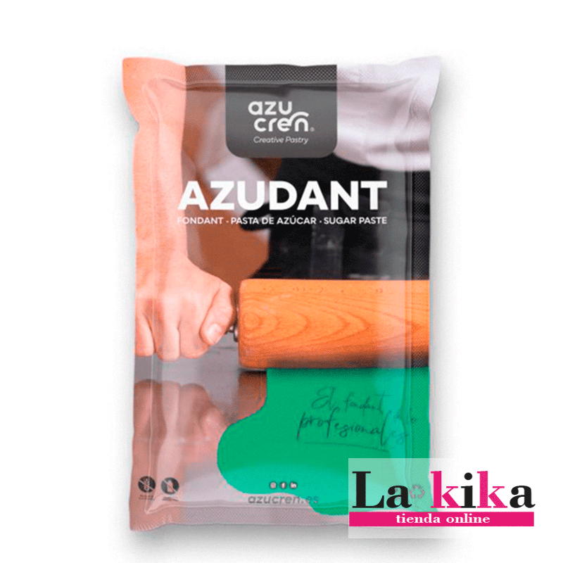 Azudant Fondant Verde Menta 250 Gramos