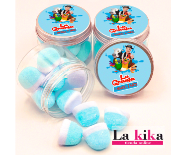 Bote Chuches Personalizado Granja Zenón Azul