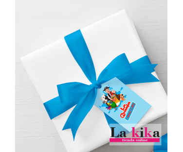 Etiquetas Rectangulares Personalizadas Granja de Zenón Azul | Decoraciones de Fiesta | La Kika
