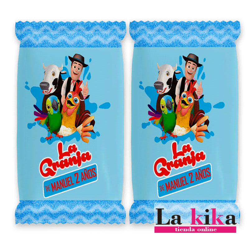 Aspitos Personalizados Granja Zenón Azul