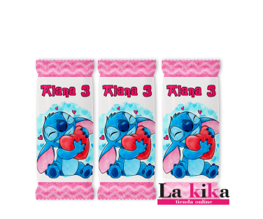 Mini Kit Kat Personalizado Stitch - Detalles Dulces y Originales para Eventos