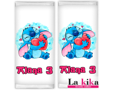 Chocolatinas Nestlé Personalizadas Stitch | Detalles Dulces para Celebraciones